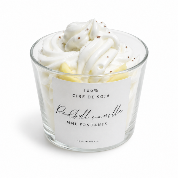Bougie redbull vanille 200g