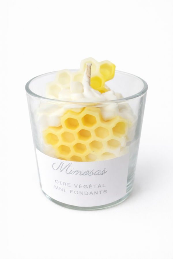 Bougie mimosa 250g