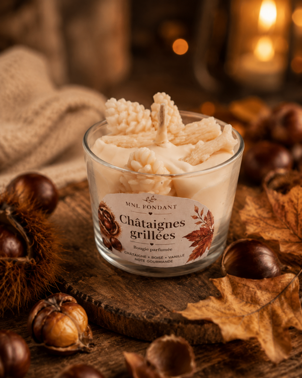 Bougies châtaignes grillées 200g