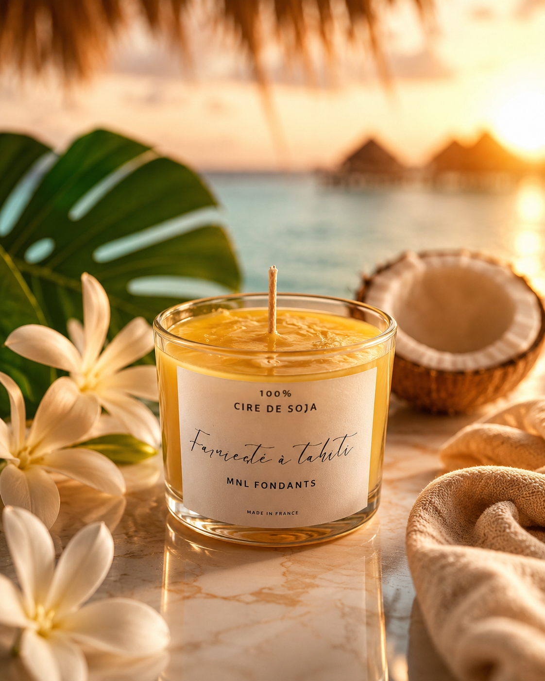 Bougie farniesté à tahiti 200g