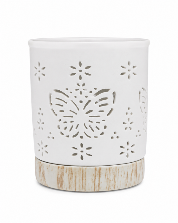 Brûleur blanc papillon