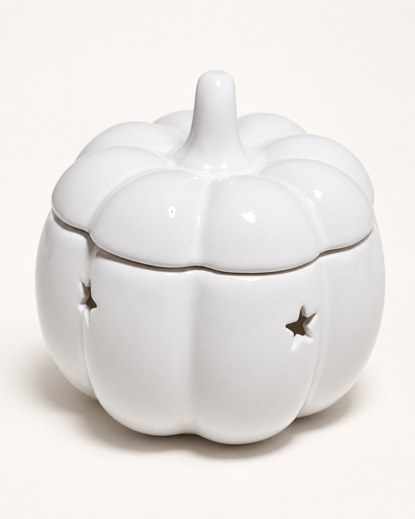 Brûleurs citrouille blanche motif
