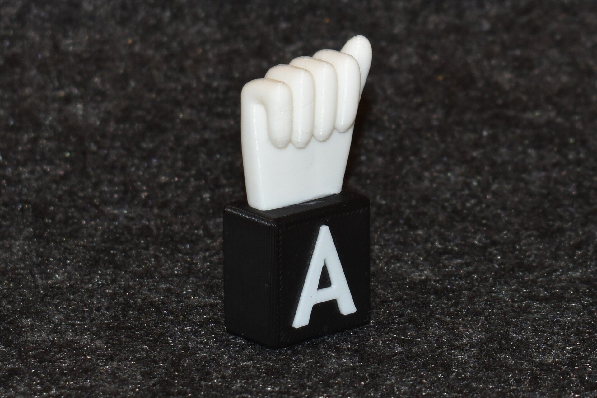 Fingeralphabet DGS mit Buchstaben