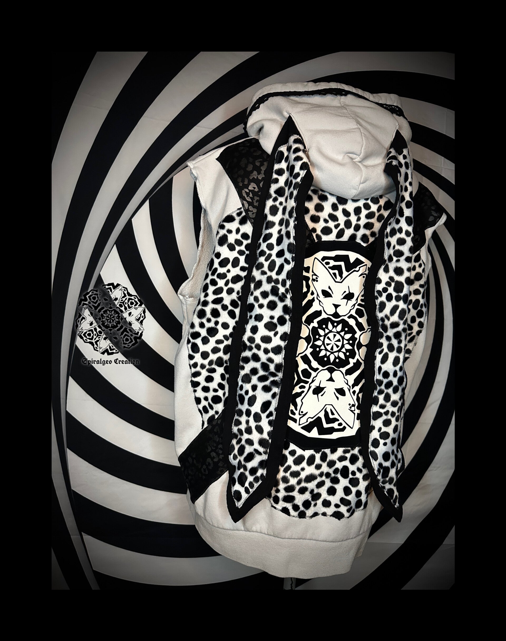 SPiRALGE0 Sleeveless Hoodie