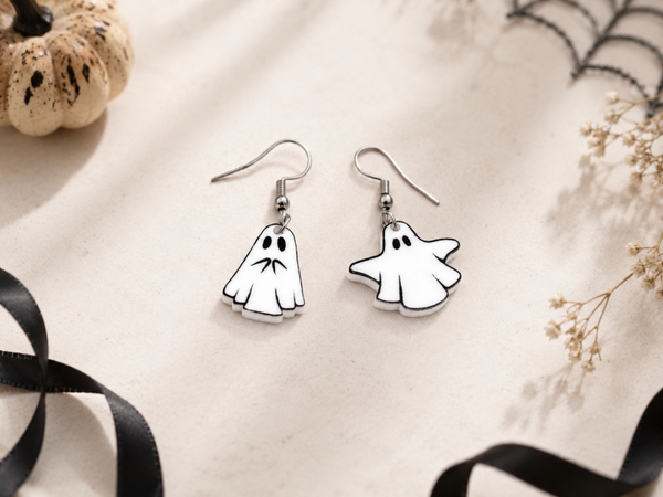 Ghost Halloween Earrings