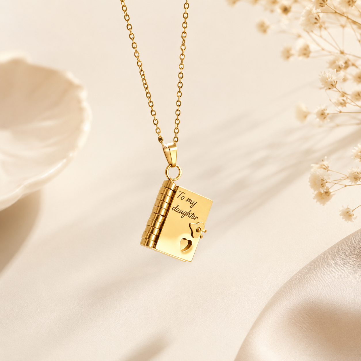 Message Book Necklace