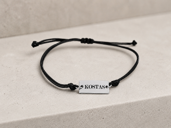Personalized Cord Bracelet.