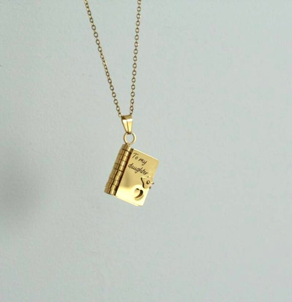 Message Book Necklace