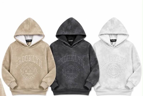 Stoer hoodie grijs-wit