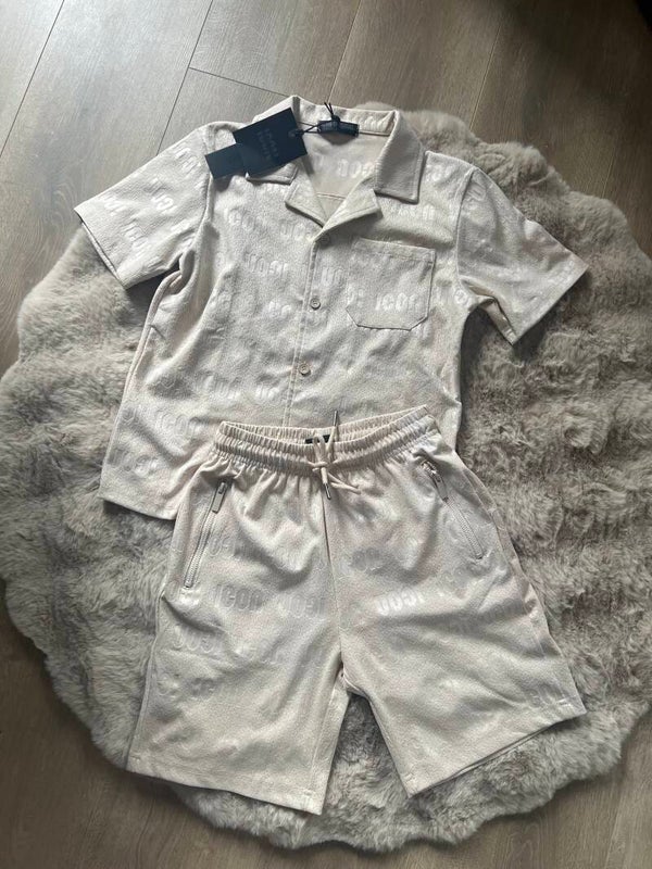 Icon set beige