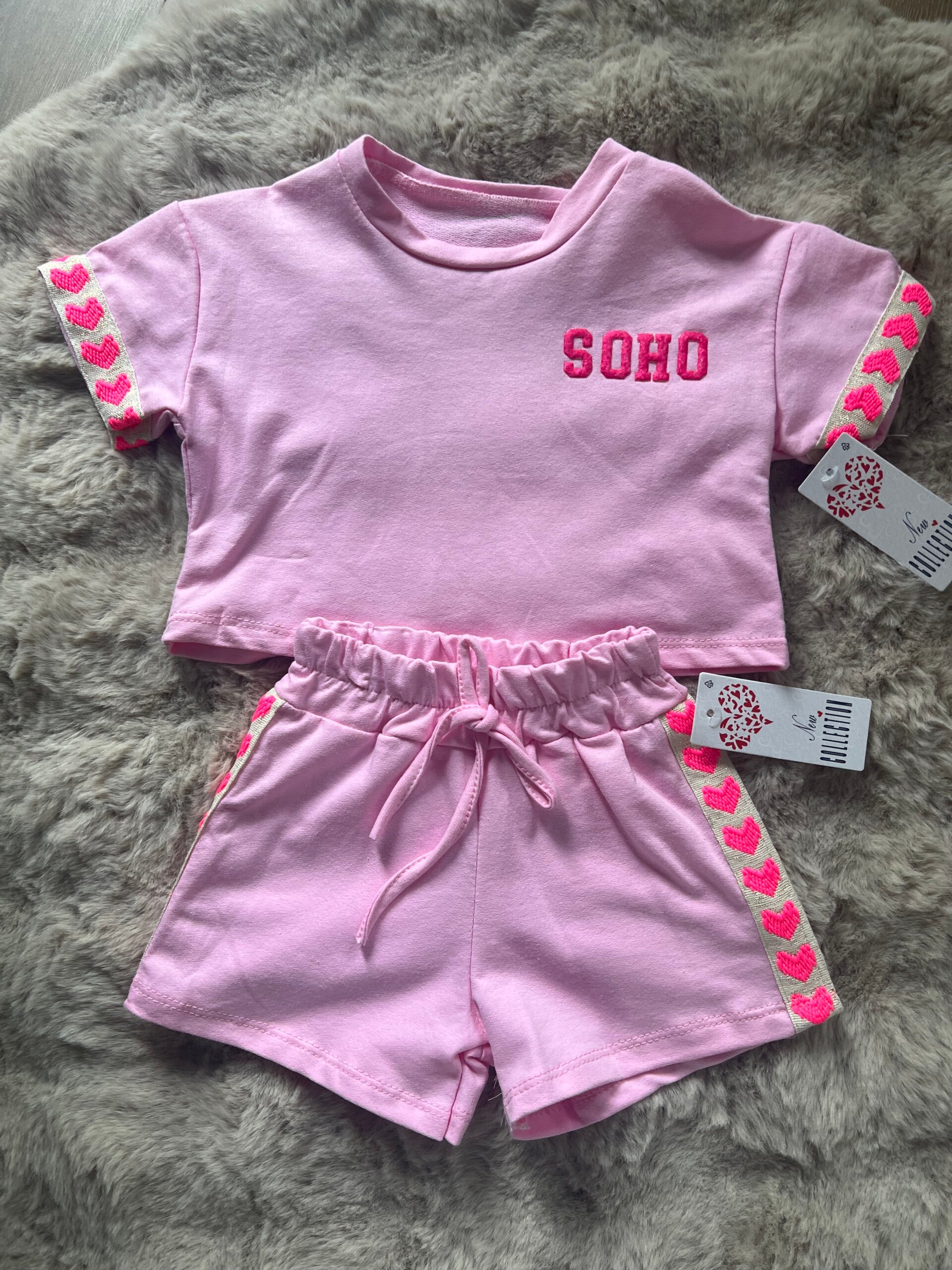 Soho set baby roze
