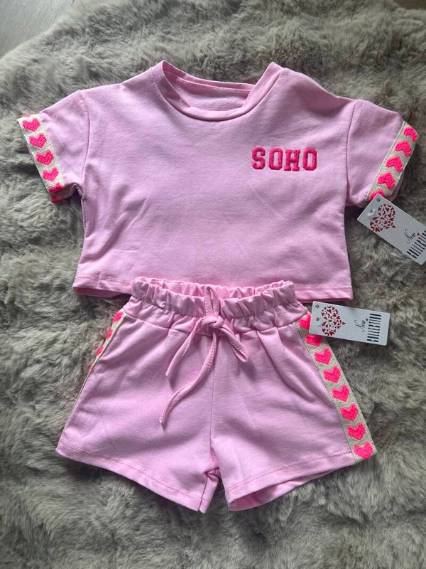 Soho set baby roze