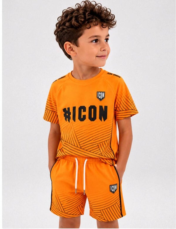 Sportset Icon oranje.