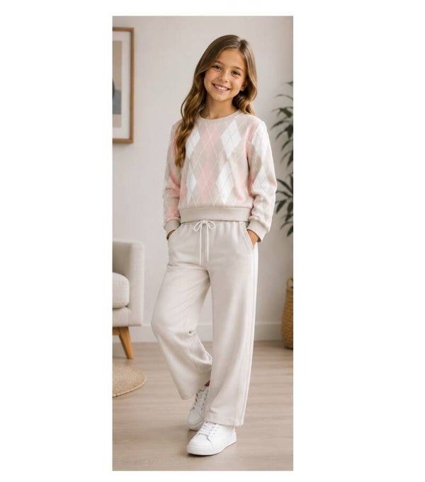 joggingpak beige