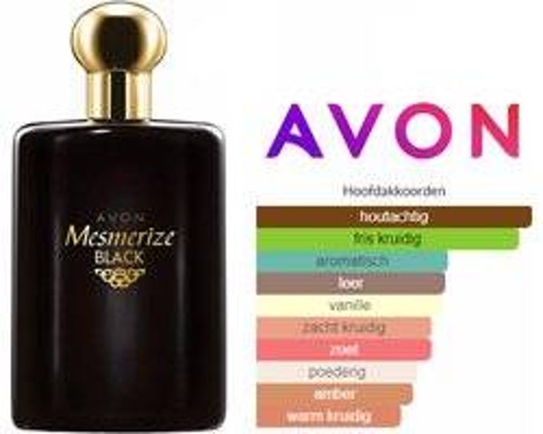 Avon Mesmerize BLACK Men - Eau De Toilette - 100ml Houtachtig