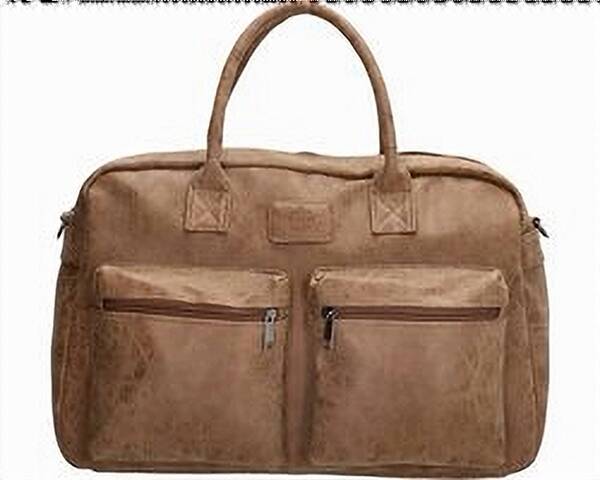 Beagles Gandia Handtas 13,3 inch (29,4x16,6 cm.) - Middenbruin