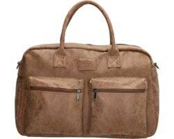 Beagles Gandia Handtas 13,3 inch (29,4x16,6 cm.) - Middenbruin