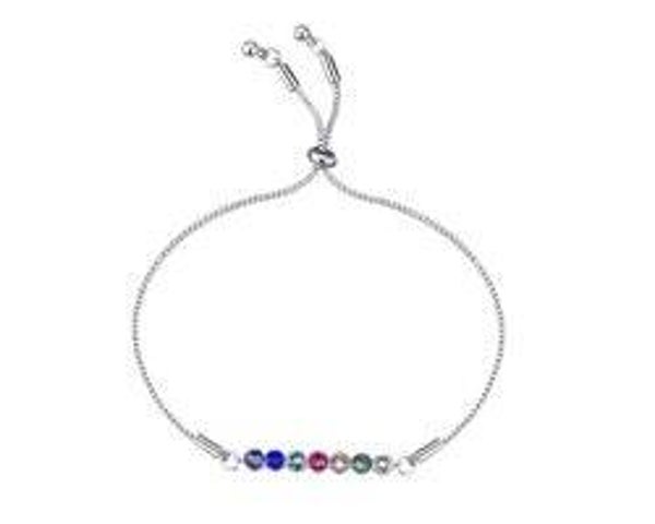 Di Lusso - Vriendschapsarmband Fem - Swarovski Elementen - Zilver - Dames