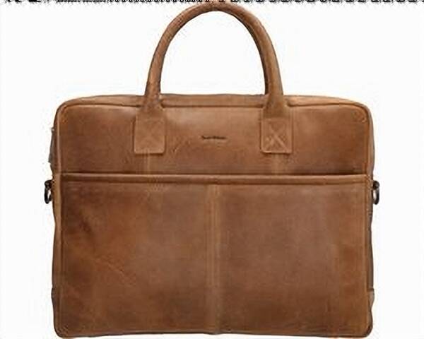 Jack Milles Laptoptas Cognac