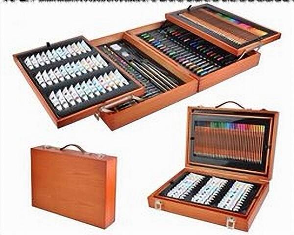 Mega Set voor schilderen en tekenen - Schilderpakket 174 delig in luxe koffer