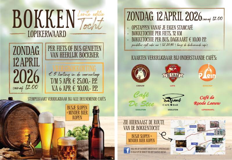 Lopikerwaard Lente Bokkentocht 2026
