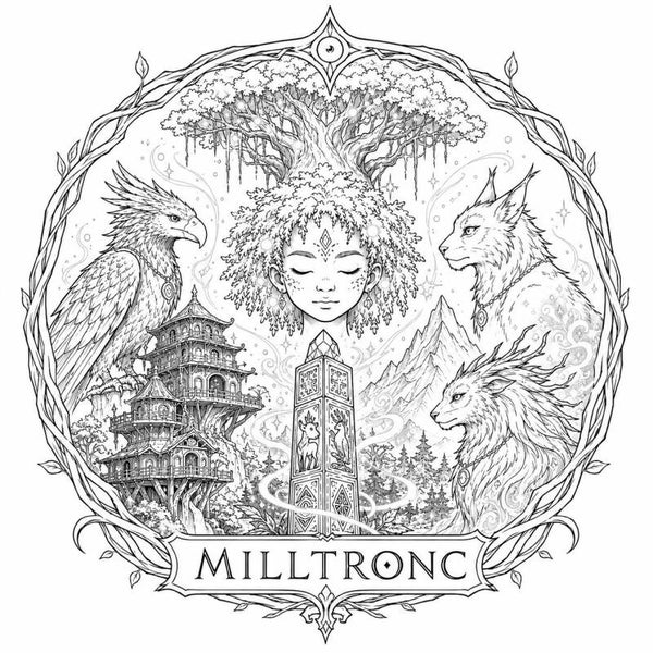 Lot de 5 stickers autocollants de Milltronc