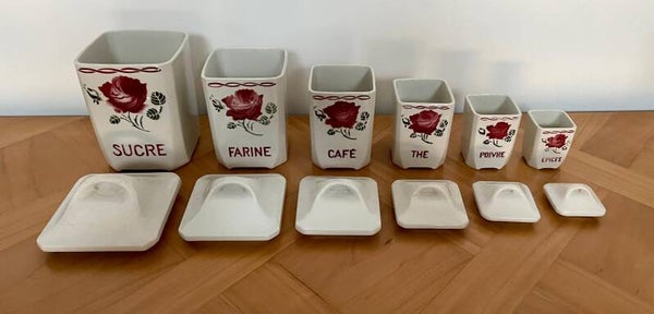 Lot de 6 pots à épices