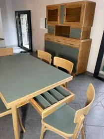 table et buffet Mado et chaise Baumann