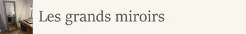 Les grands miroirs 