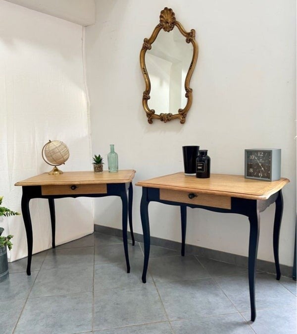 Castor et Pollux : Ensemble de deux bureaux / consoles
