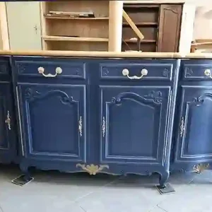 enfilade, bleu et or