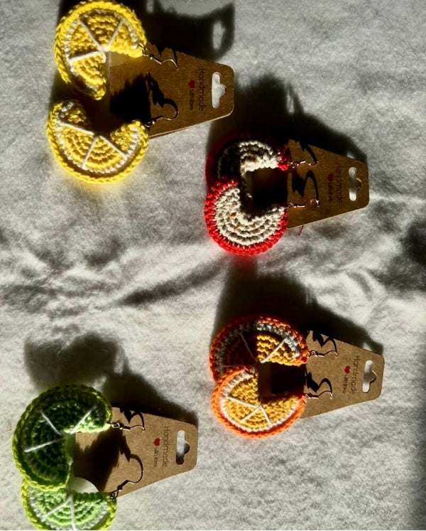 Boucles d’oreilles fruits
