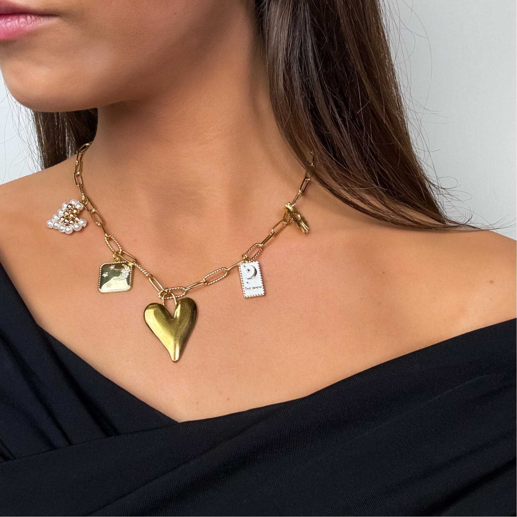 Bedelketting wit en goud