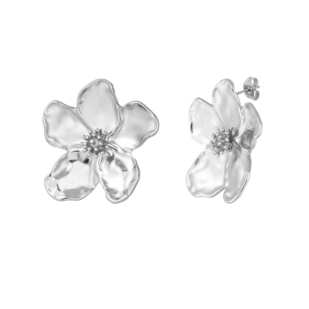 Oorbellen oopsie daisy - zilver