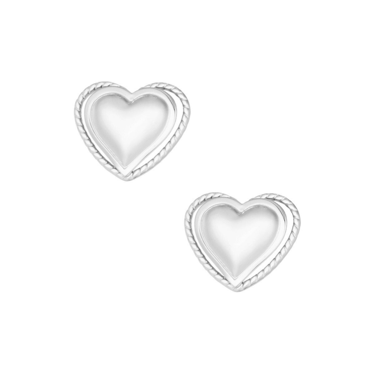 Hart oorbellen studs