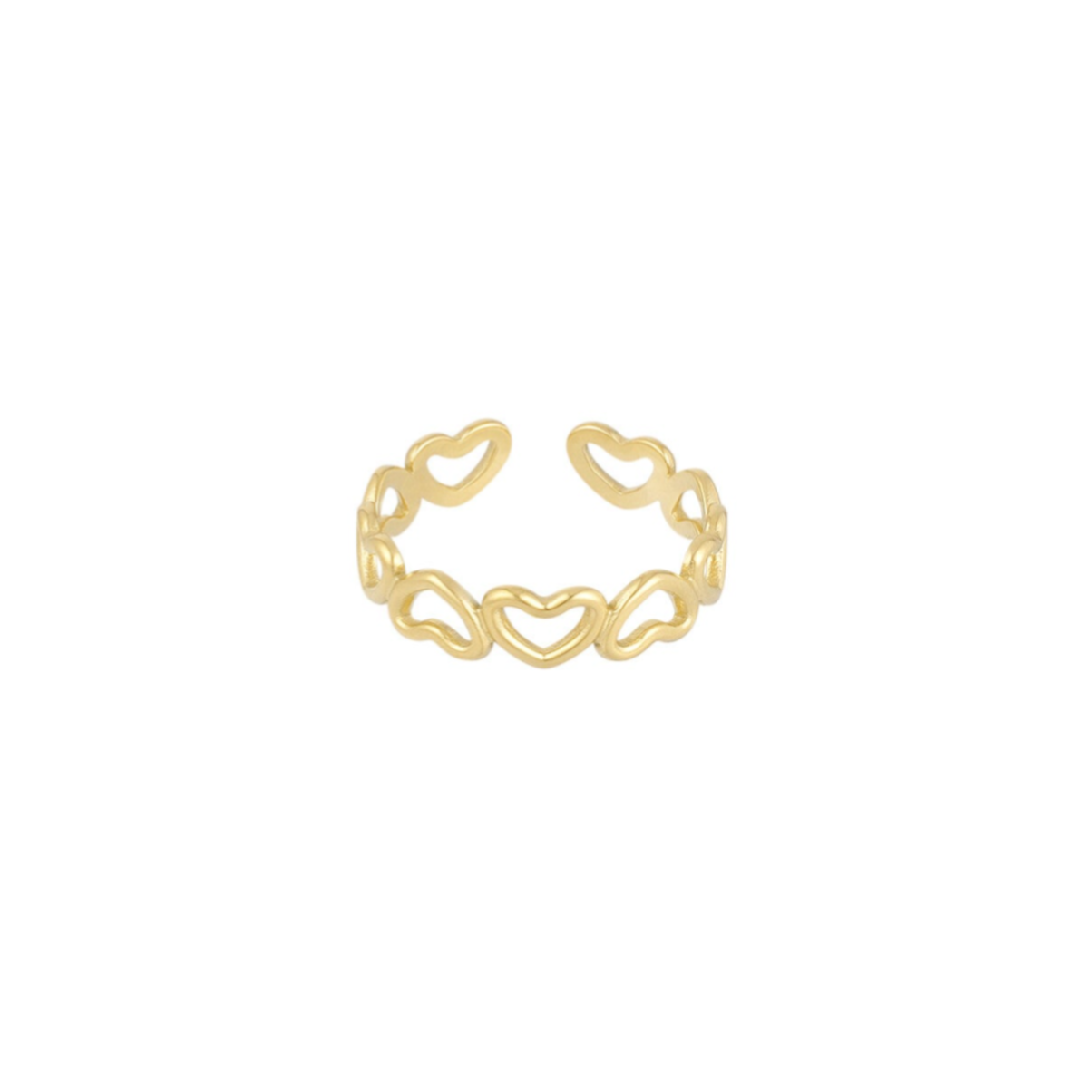 love all over ring goud