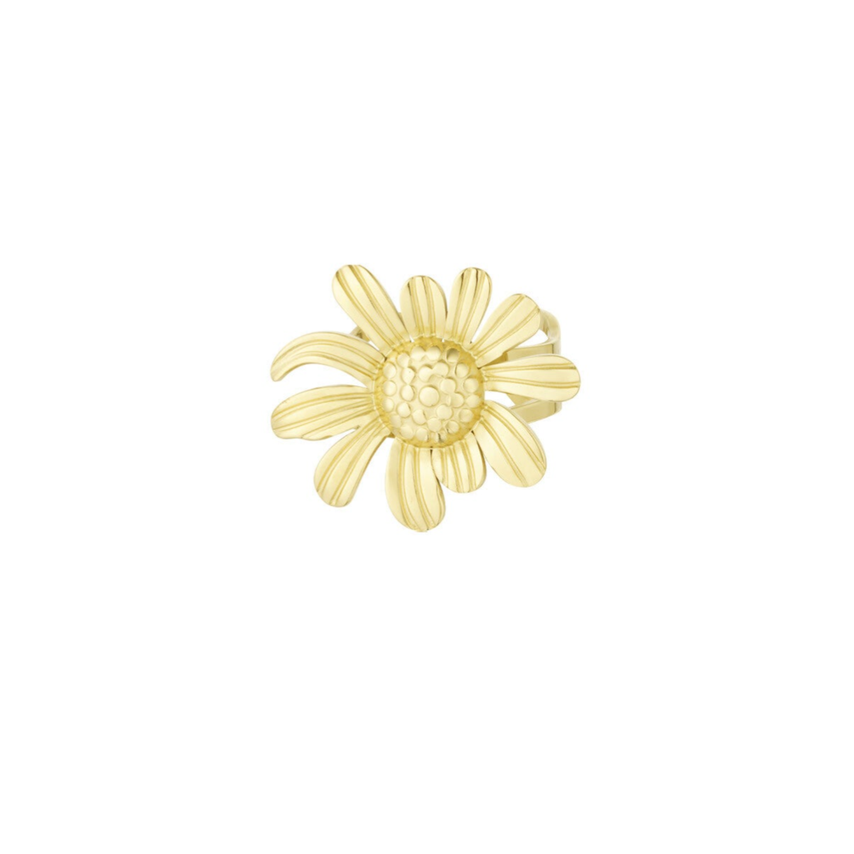 Happy daisy ring - Goud