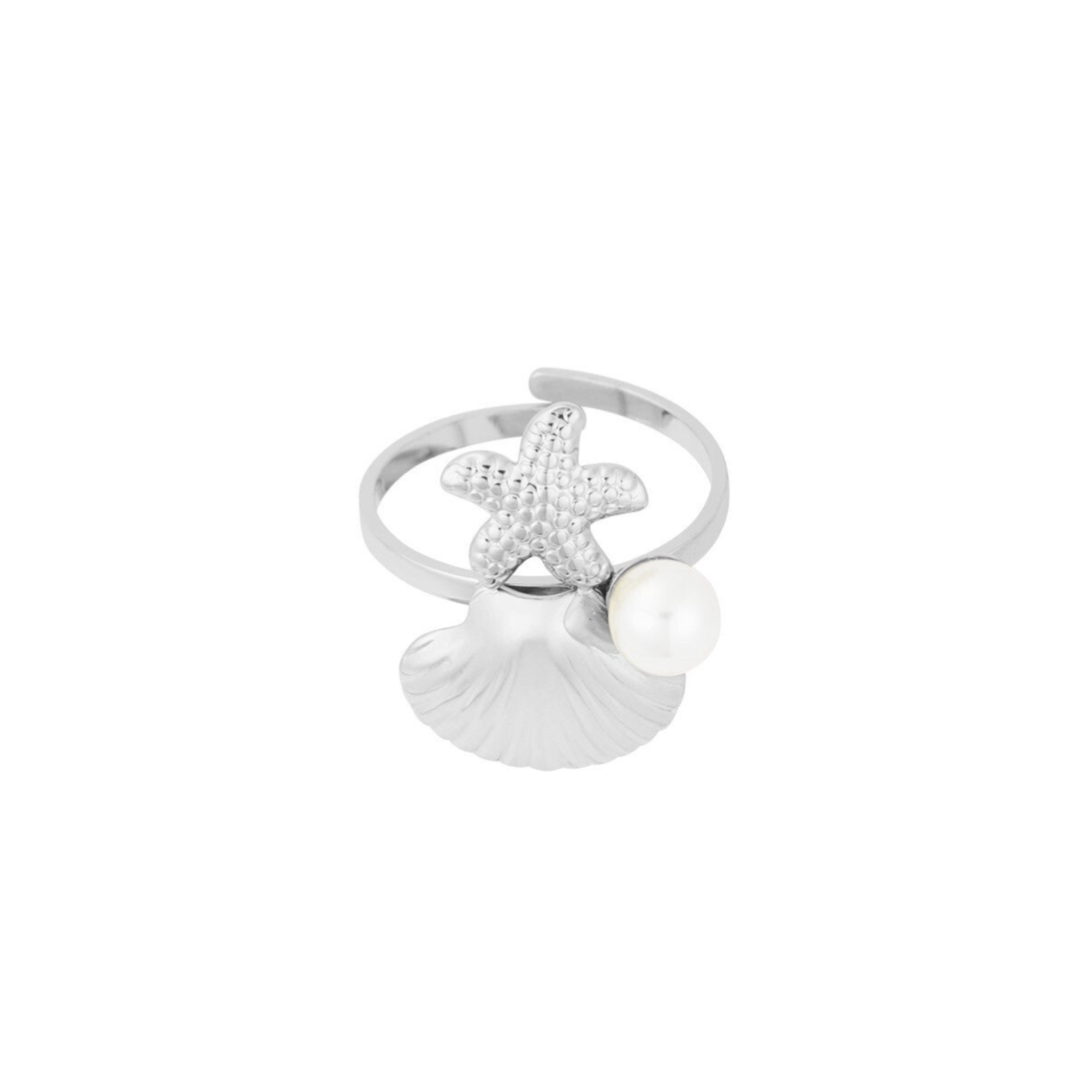 Ring Sea side - Zilver