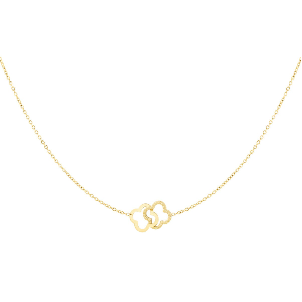 Linked luck ketting - Goud