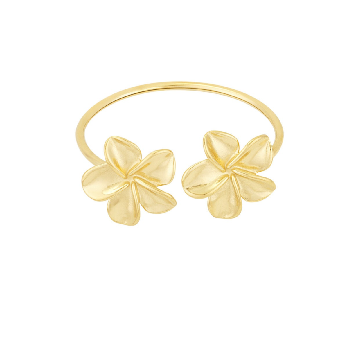 Flower Duo Armband - Goud