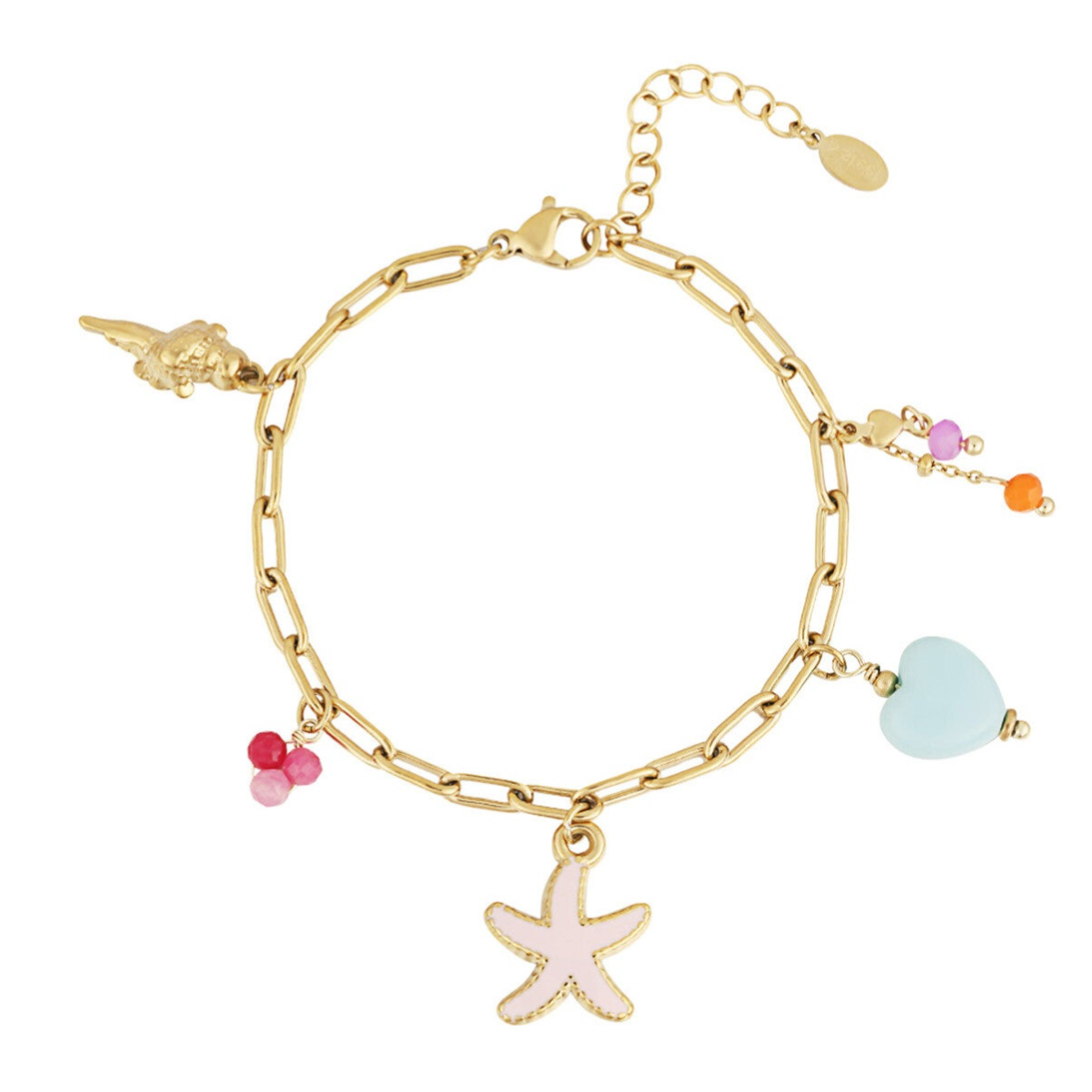 Starfish armband - goud