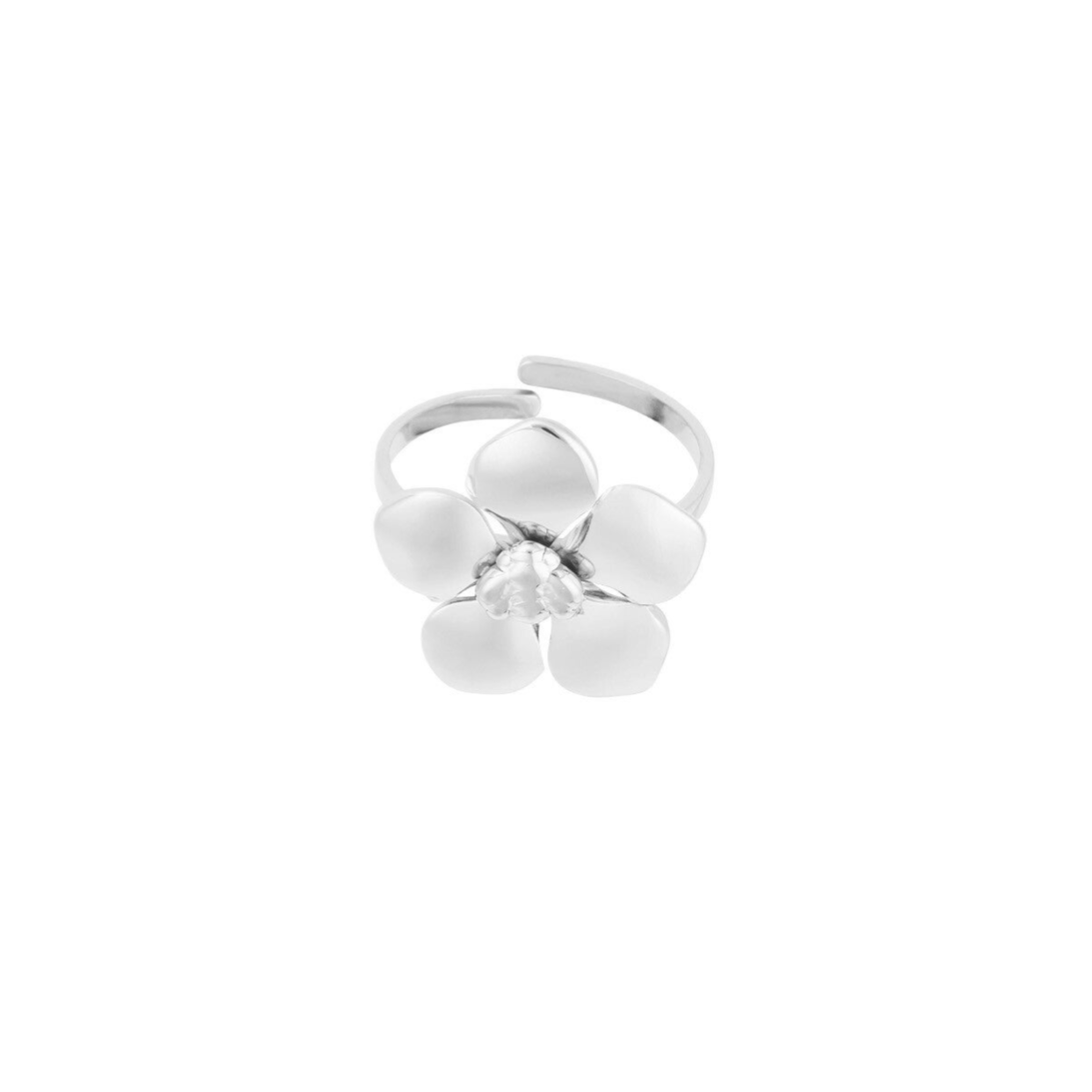 Eternal bloom ring - Zilver