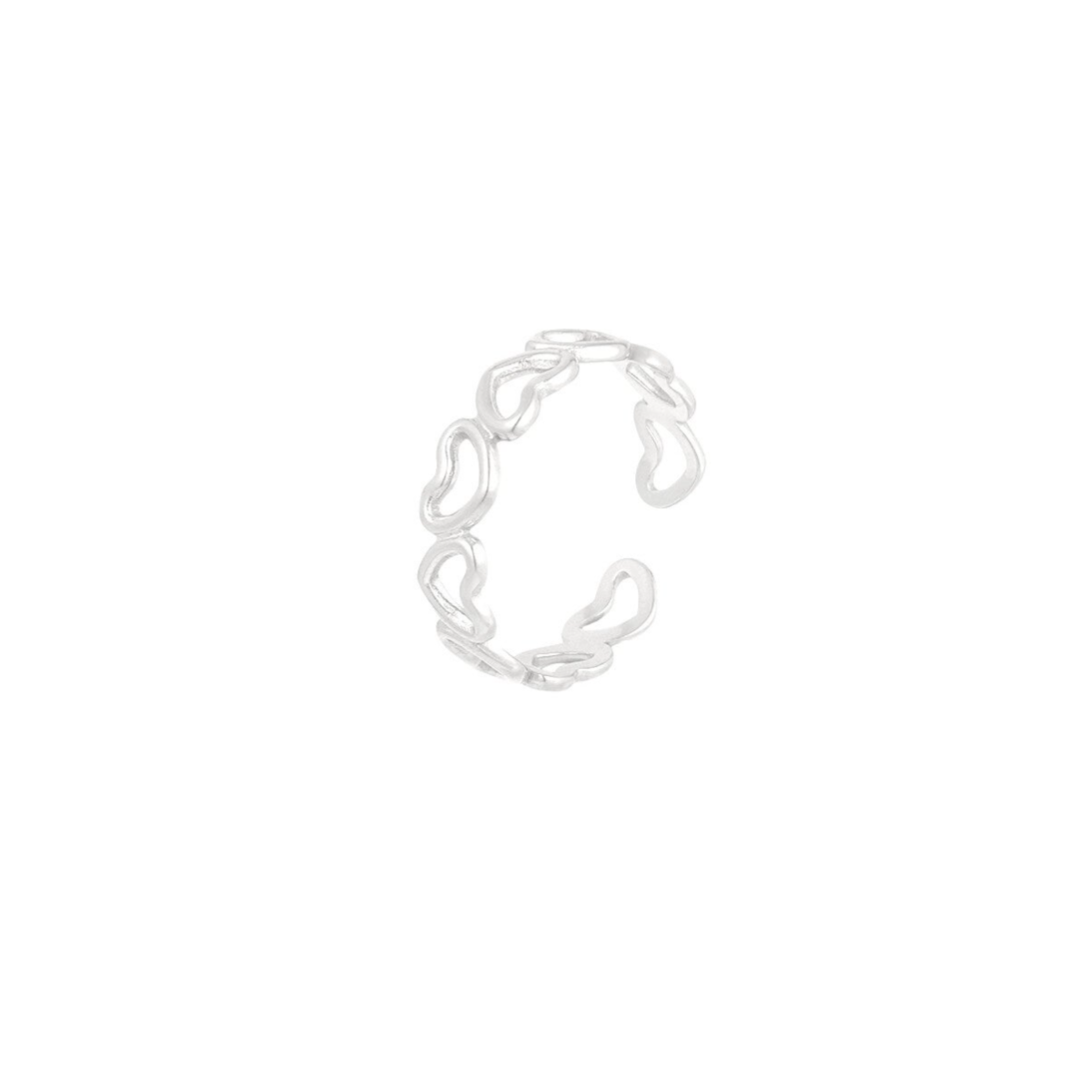 Love all over ring zilver