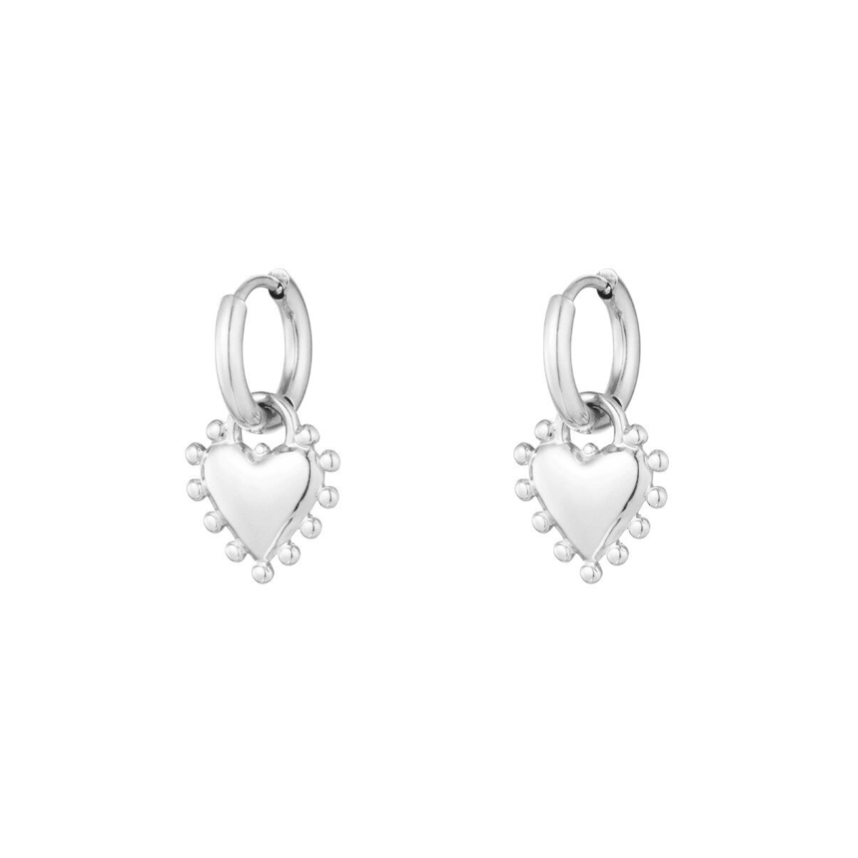 Oorbellen radiant romance - zilver