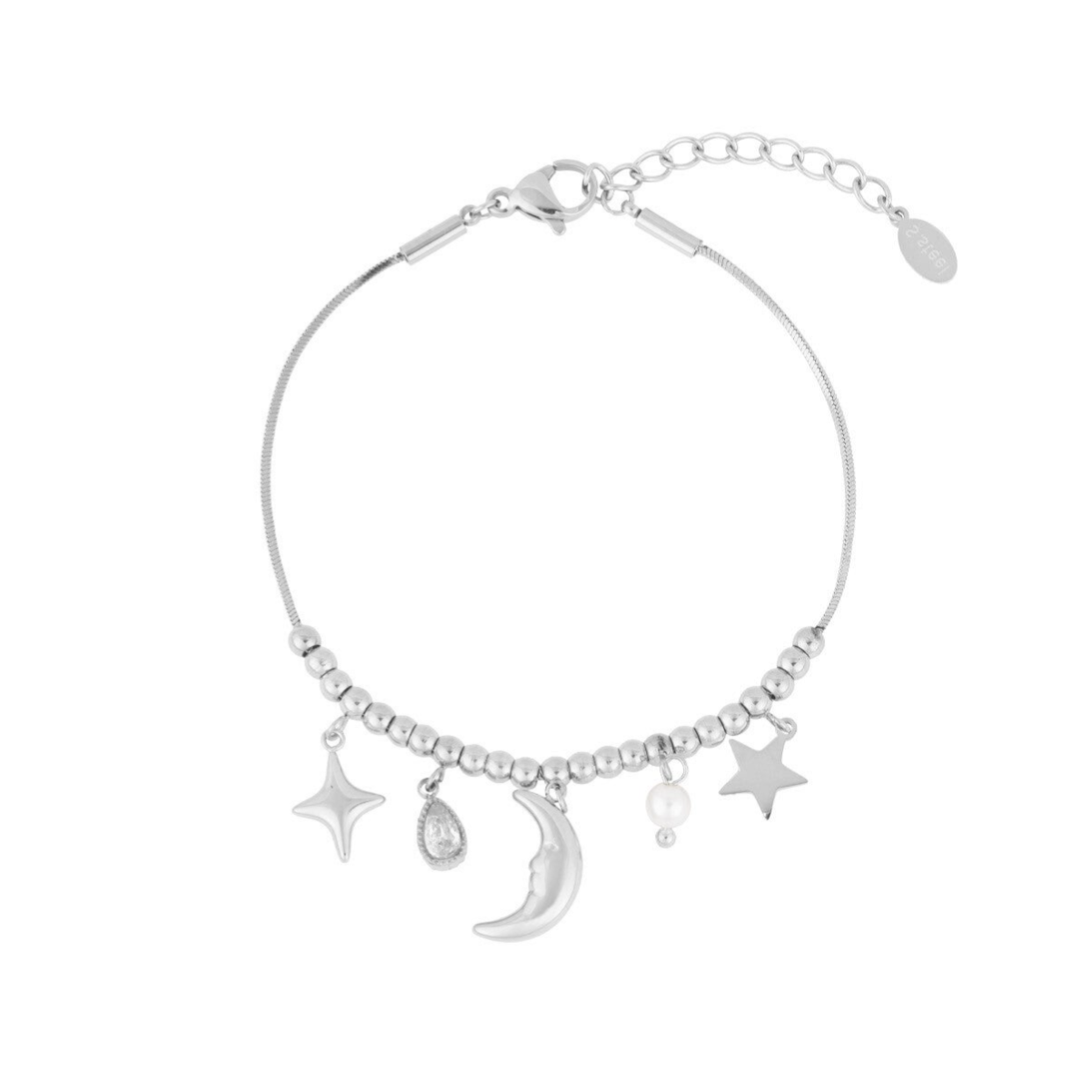 Nightshine armband - Zilver