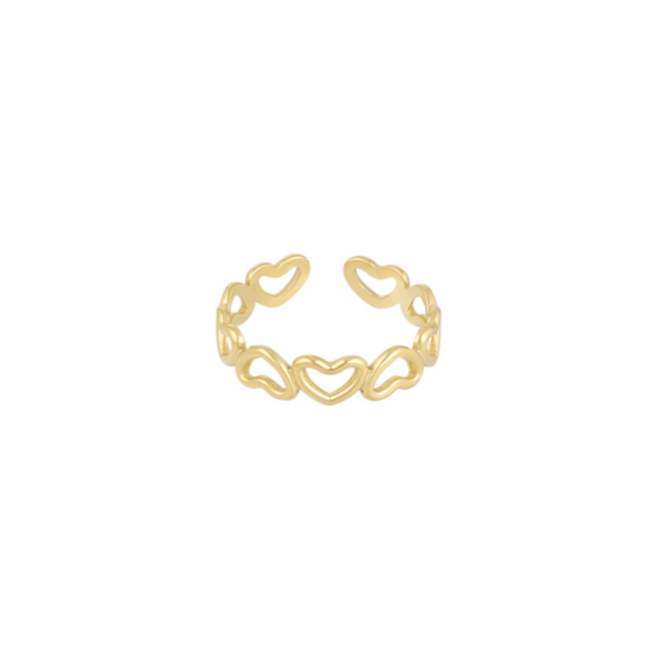 love all over ring goud