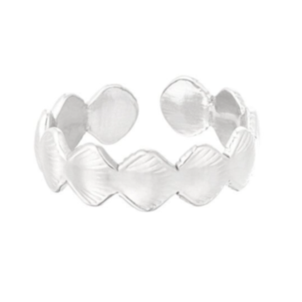 Ring schelpjes - zilver