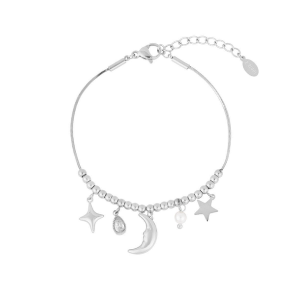 Nightshine armband - Zilver