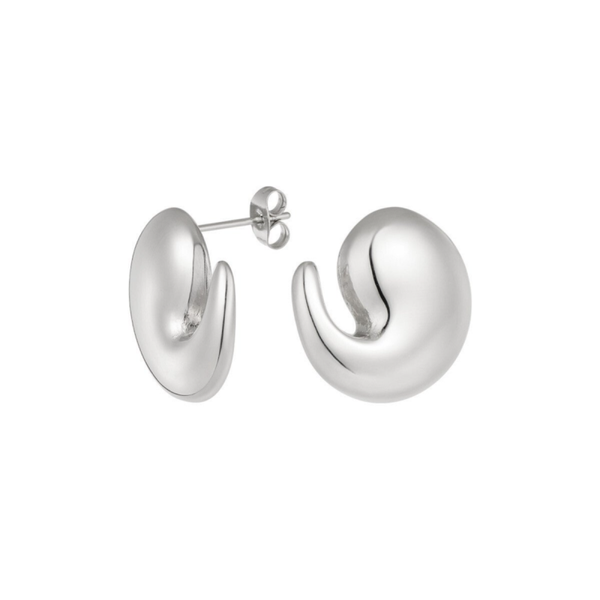 Oorbellen wave waze - zilver