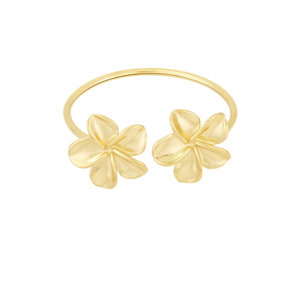 Flower Duo Armband - Goud